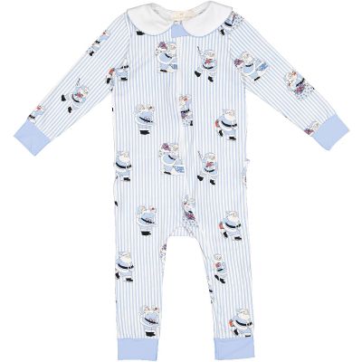 Santa Blues Baby Girl Pajama