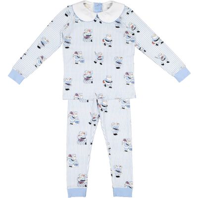 Santa Blues Girl Pajama