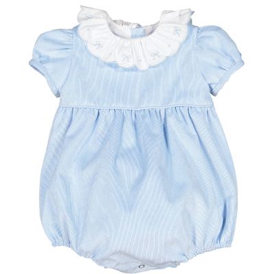 Blush Corduroy Blue Romper
