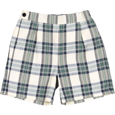 Stone Tartan Boy Shorts