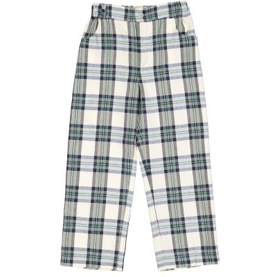 Stone Tartan Trousers