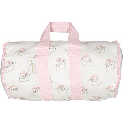 Pink Santa Girl Weekend Bag