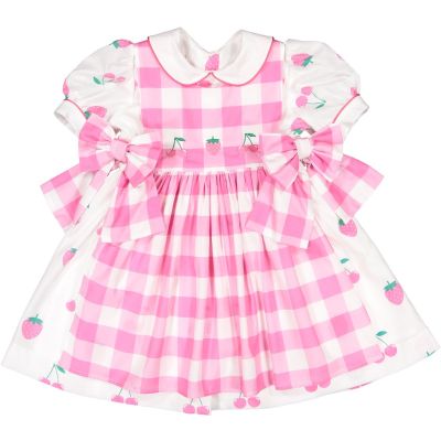 Pink Jam Apron Dress