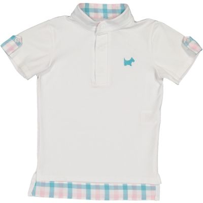 Multicolor Bouquet Boy Polo - 8T