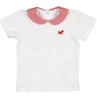 Red Peter Pan Polo