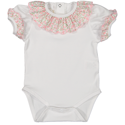 Flowers Pink Onesie