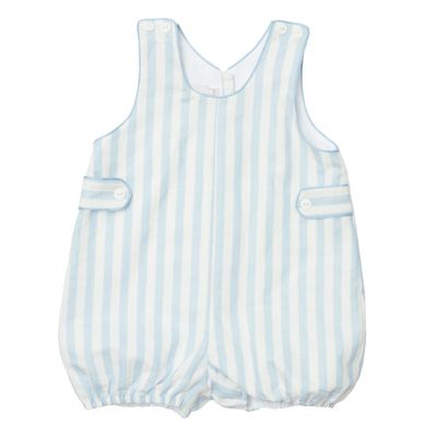 Blue Stripes Boy Romper