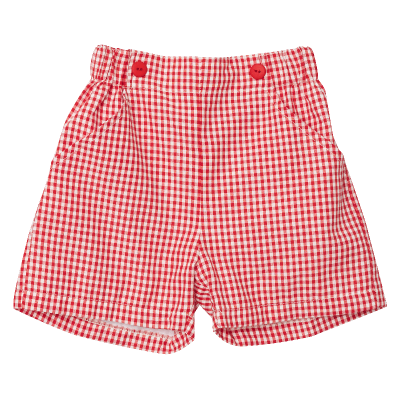 Red Gingham Boy Shorts
