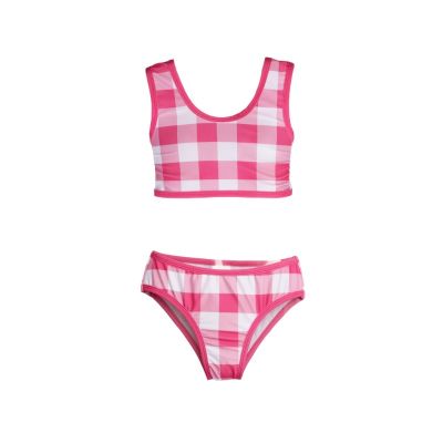 Pink Jam Buffalo Check Bikini