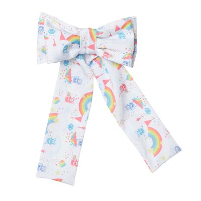 Life on a Rainbow Lycra Big Hair Clip