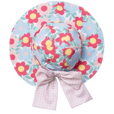 Retro Flowers Lycra Sunny Hat