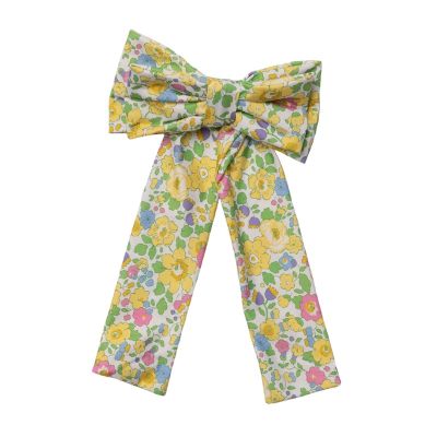 Yellow Betsy Lycra Big Hair Clip