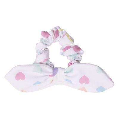 Funny Hearts Lycra Scrunchie