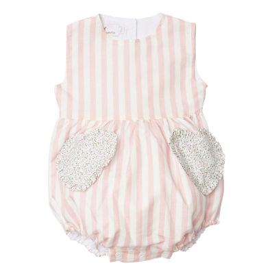 Pink Delight Hearts Romper
