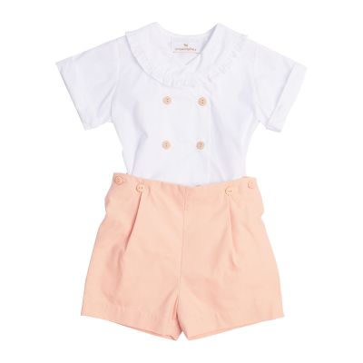 Peach Baby Boy Set