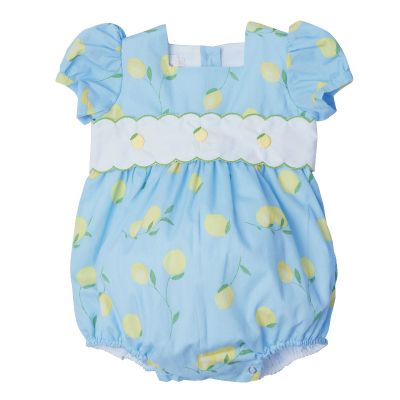 Lemonade Scalloped Romper