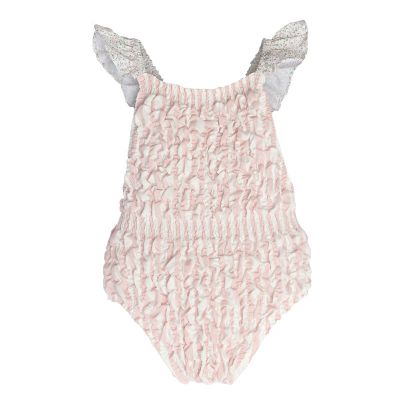 Pink Delight Cotton Frilled Swimsuit