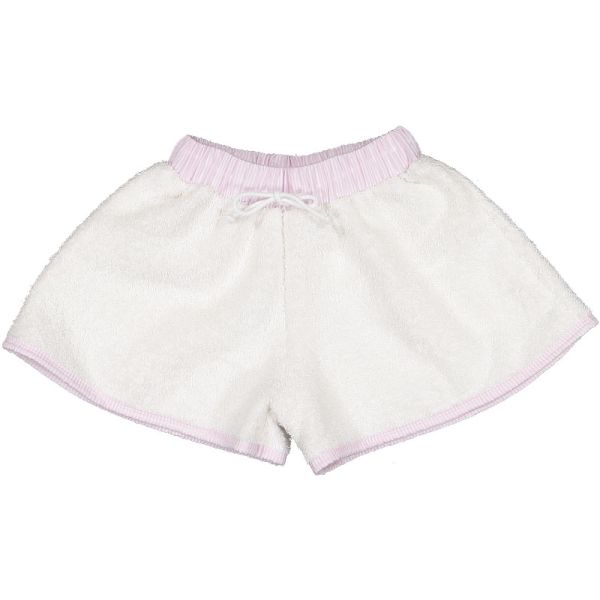 Terry Basics Pink Stripes Girl Shorts