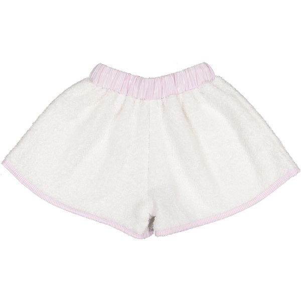 Terry Basics Pink Stripes Girl Shorts
