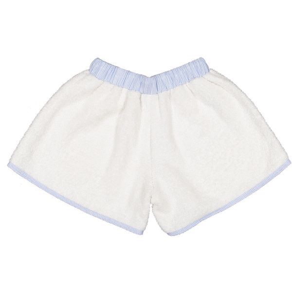Terry Basics Blue Stripes Girl Shorts