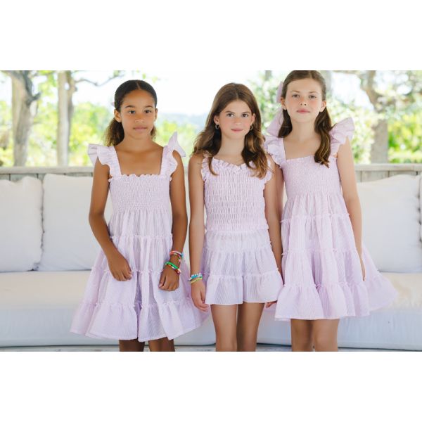 Maryland Pink Seersucker Dress