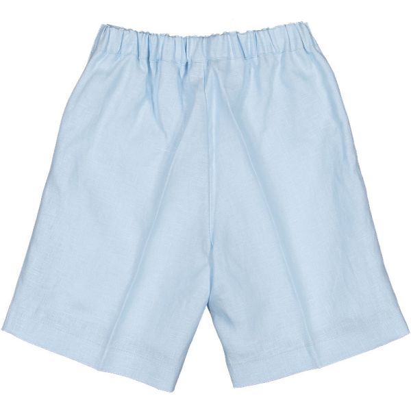 Linen Blue Boy Shorts