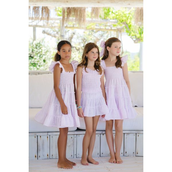 Maryland Pink Seersucker Dress