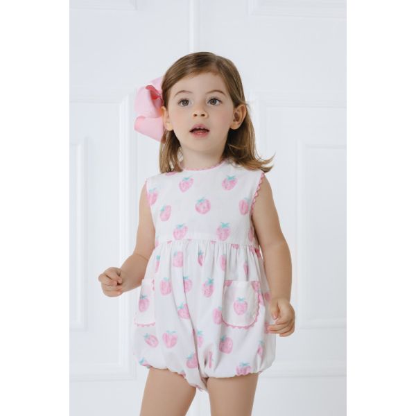  Classic Strawberries Romper