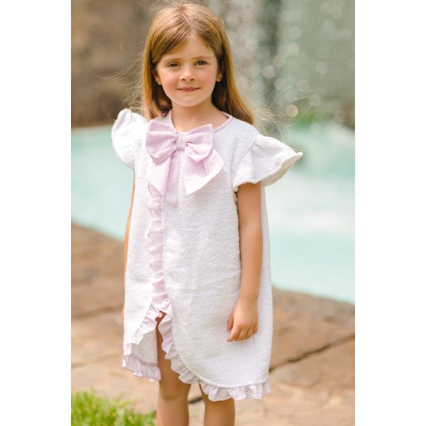 Terry Basics Girl Pink Cover-up
