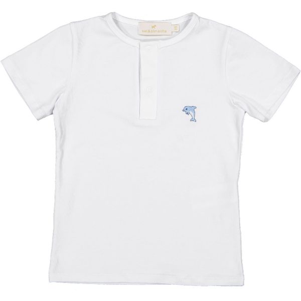 Dolphins and Shells Boy Polo
