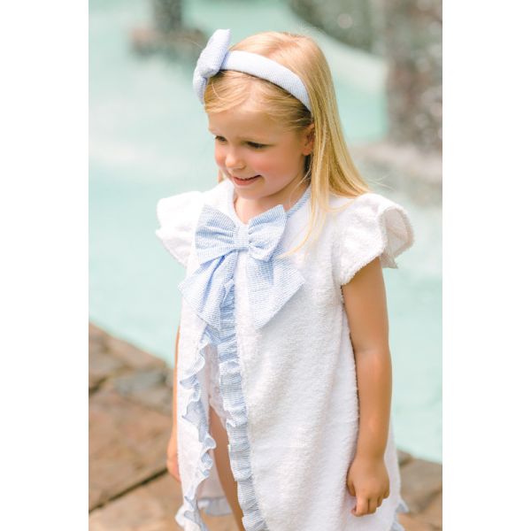 Terry Basics Girl Blue Cover-up