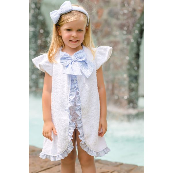 Terry Basics Girl Blue Cover-up