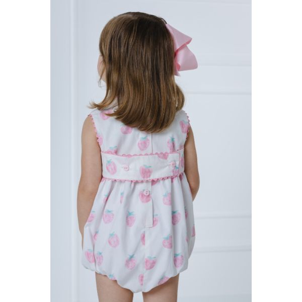  Classic Strawberries Romper