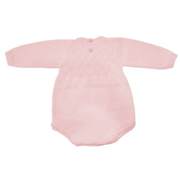 Newborn Pink Knit Romper