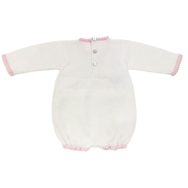 Newborn Pink Bows Romper