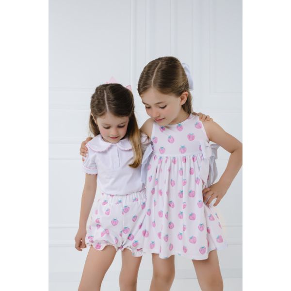 Classic Strawberries A-Line Dress