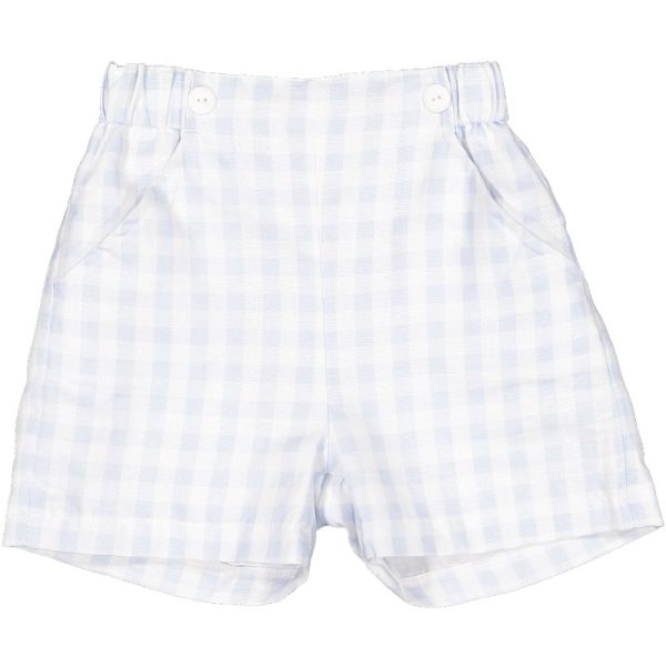 Blue Gingham Boy Shorts