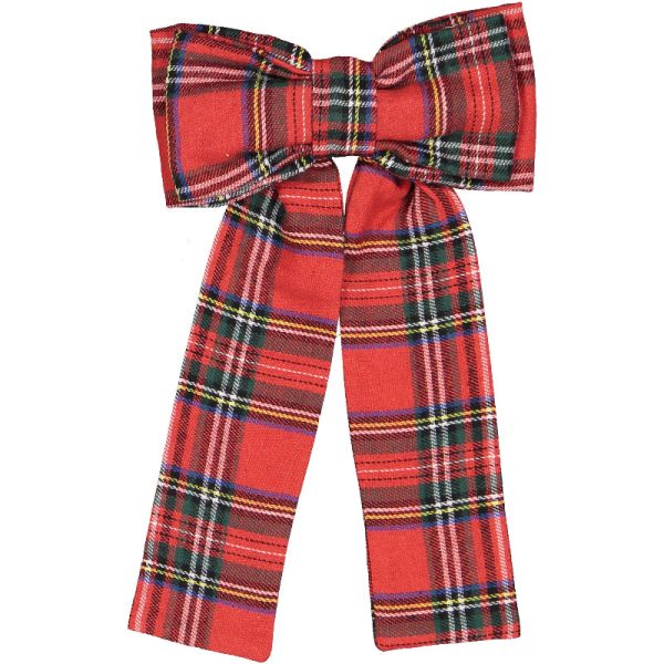 Scottish Red Tartan Big Hair Clip