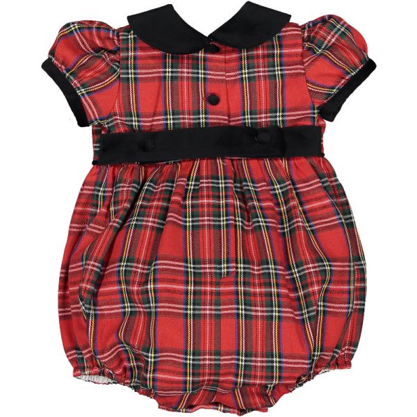 Scottish Red Tartan Romper