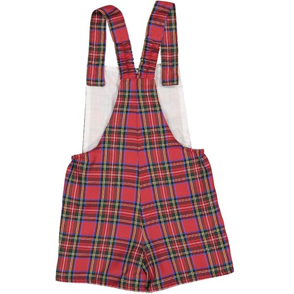 Christmas Magic Tartan Baby Overall