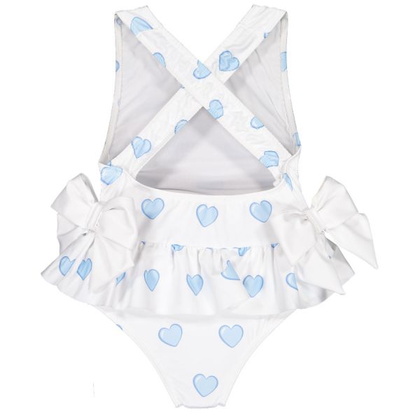 Hearts Blue Swimsuit