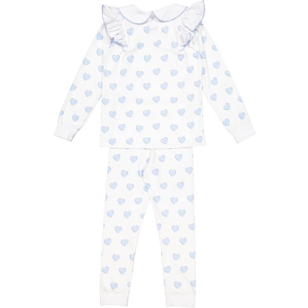 Hearts Blue Girl Pajama