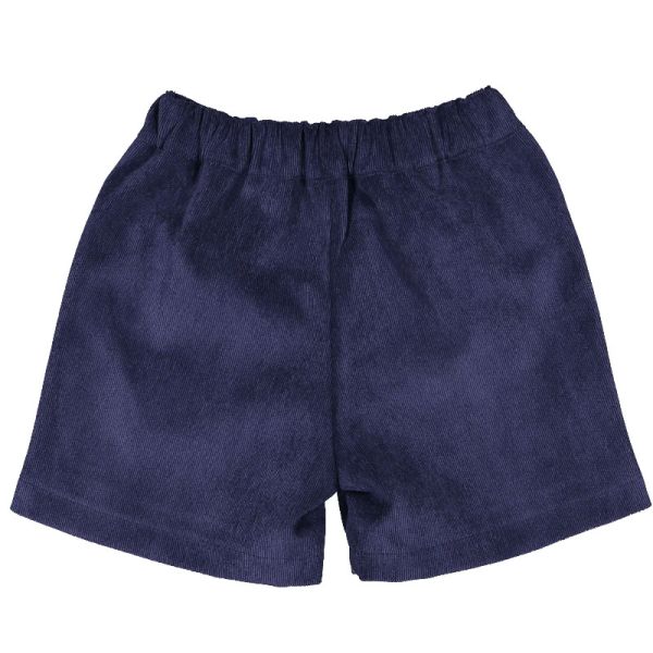 Dormouse Navy Corduroy Boy Shorts