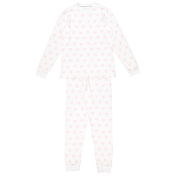 Hearts Pink Ladies Pajama