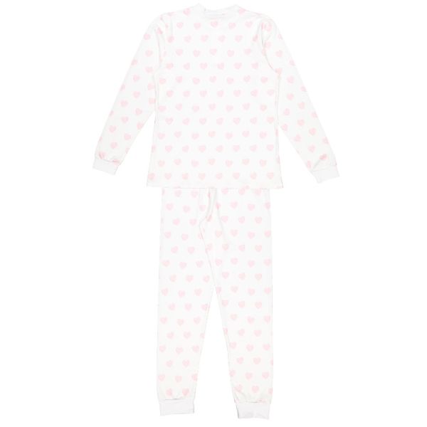 Hearts Pink Ladies Pajama