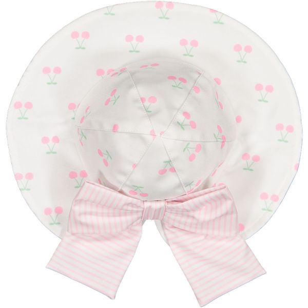 Pink Cherries Lycra Sunny Hat