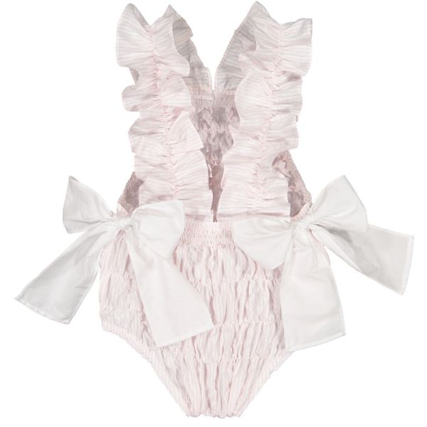  Cotton Candy Cotton Frilled Swimsuit