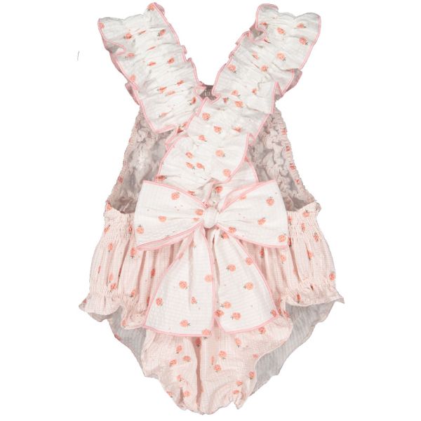  Strawberry Juice Cotton Frilled Swimsuit