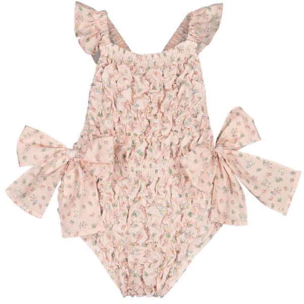  Whipped Cream Cotton Frilled Swimsuit