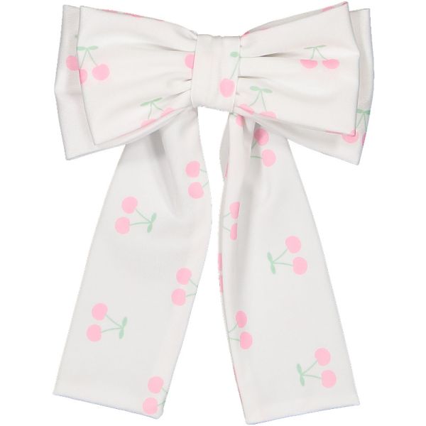 Pink Cherries Lycra Big Hair Clip